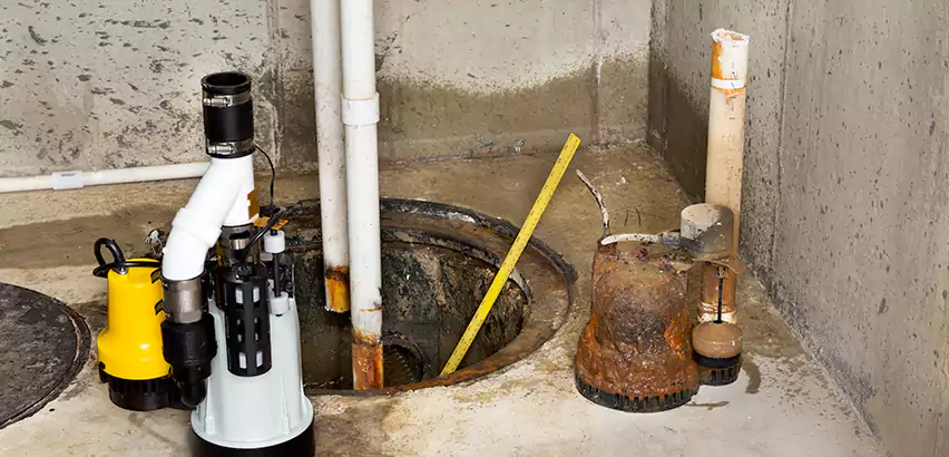 Installing Sump Pump in Finished Basement in Mastic Beach, NY