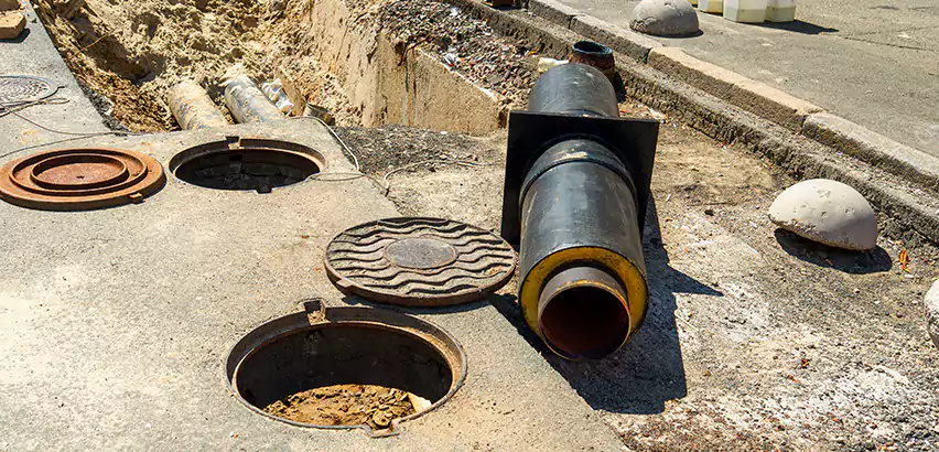 Lateral Sewer Line Replacement in Mastic Beach