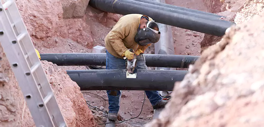 Cast Iron Sewer Pipe Replacement in Mastic Beach
